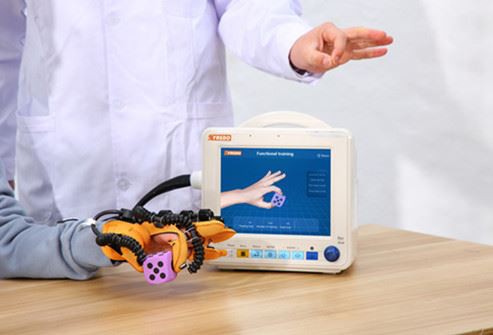 Dobrý pomocník pro terapeuty——Použití přenosného ručního rehabilitačního zaří...